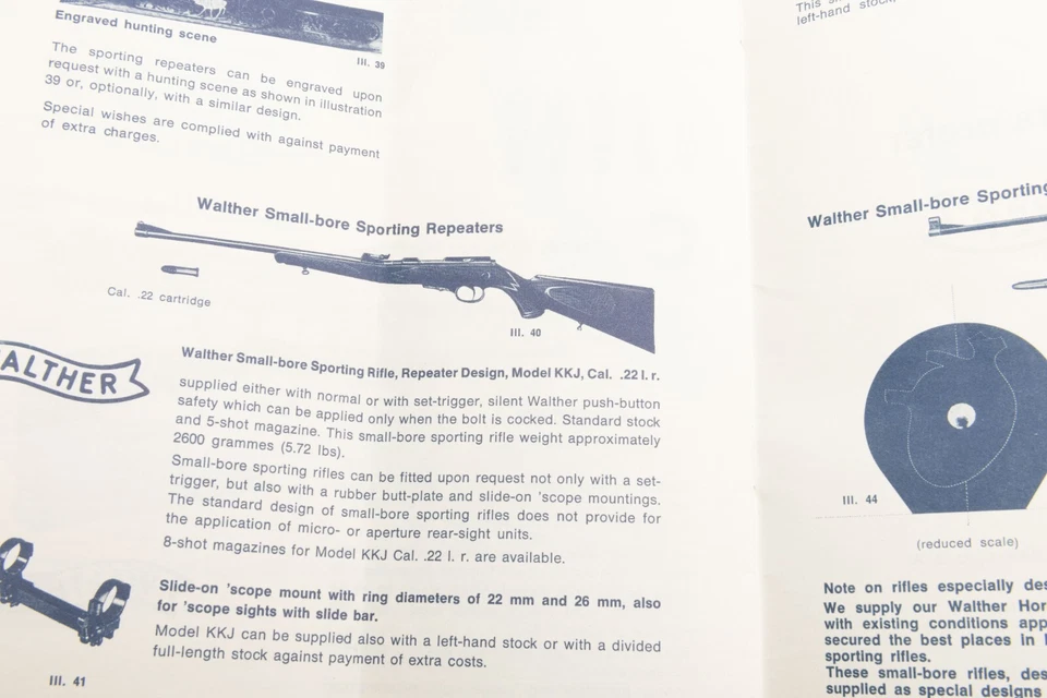 Walther Arms Catalog Price List 1966 - Image 4 of 4