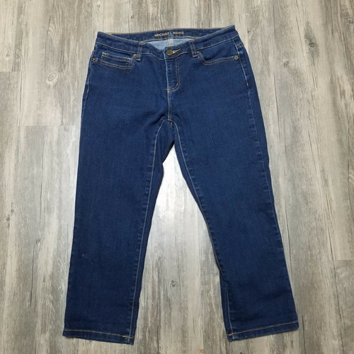 Denim Cropped Bottoms Womens Size 