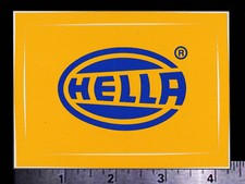 Hella Lights - Original Vintage 1980s Racing Decalsticker