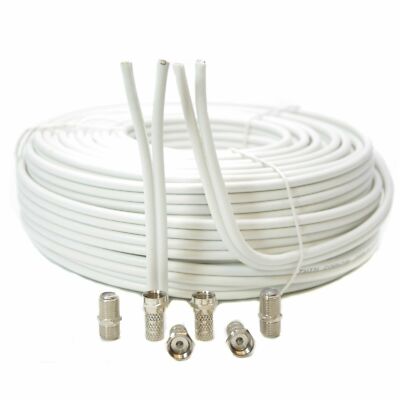 Toma Coaxial Para Tv Blanca Eagle 8007w