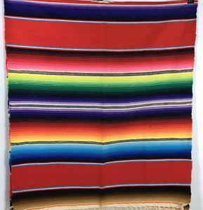 Hokic Mexican Table Runner Fringe Cotton Handwoven Mexican ...