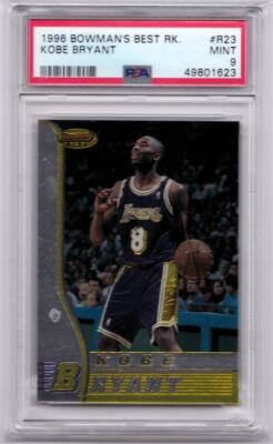 1996-97 Bowman's Best KOBE BRYANT Rookie RC PSA 9 MINT - LAKERS