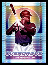 2021 Panini Chronicles Luis Robert Overdrive Hyper Prizm #15 -/299