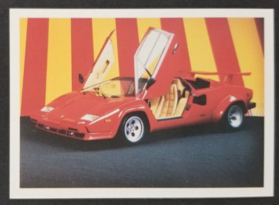 Lamborghini Countach 1991 Dream Car Panini Card #87 (NM)