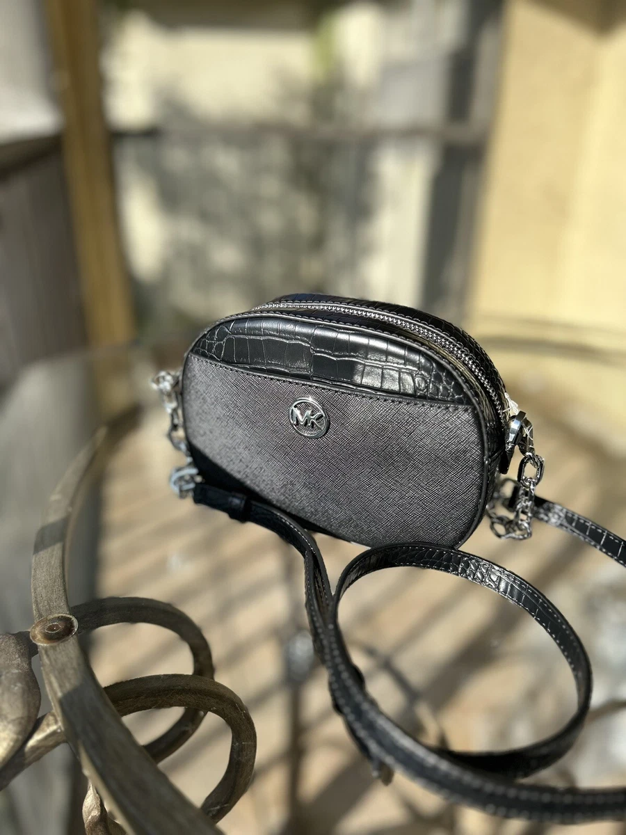 Michael Kors Small Women Leather Oval Crossbody Bag Handbag