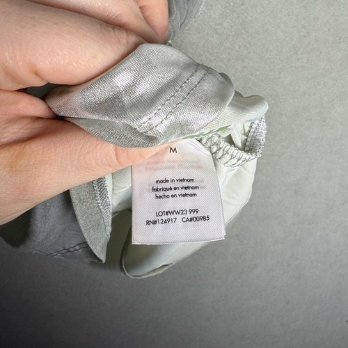 Weworehat Metallic Silber Rüschen Rollkragen Top Tank Festival Damen Gr. M Neu mit Etikett - Bild 9 von 11