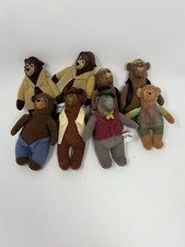 Lot of 8 Disney's The Country Bears 6" Plush Toys 2002 McDonald's Happy Meal