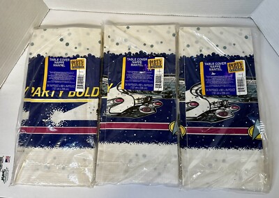 Star Trek: Next Generation Paper Table Cover Party Decoration 1994 Lot of 3
