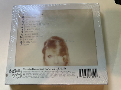 TAYLOR SWIFT 1989 CD BIG MACHINE RECORDS BMRBD0500A 2014 T.S. 1989