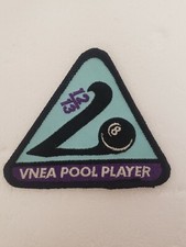 2012-2013 VNEA POOL PLAYER MEMBERSHIP PATCH 8 BALL VALLEY NATIONAL billiards