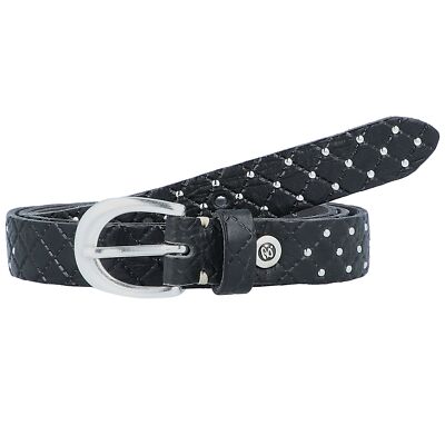 b.belt Lilou Nietengürtel Leder #BBT-BB0848L10 (schwarz - 80 cm)