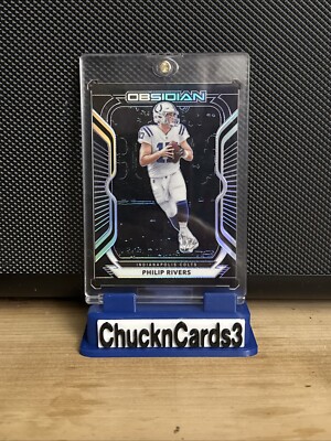 2020 Panini Obsidian - Electric Etch Green #48 Philip Rivers /50