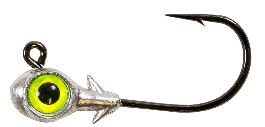 Z-Man Trout Eye Jighead 3/16oz 3pk Pearl Tejh316-02pk3 for