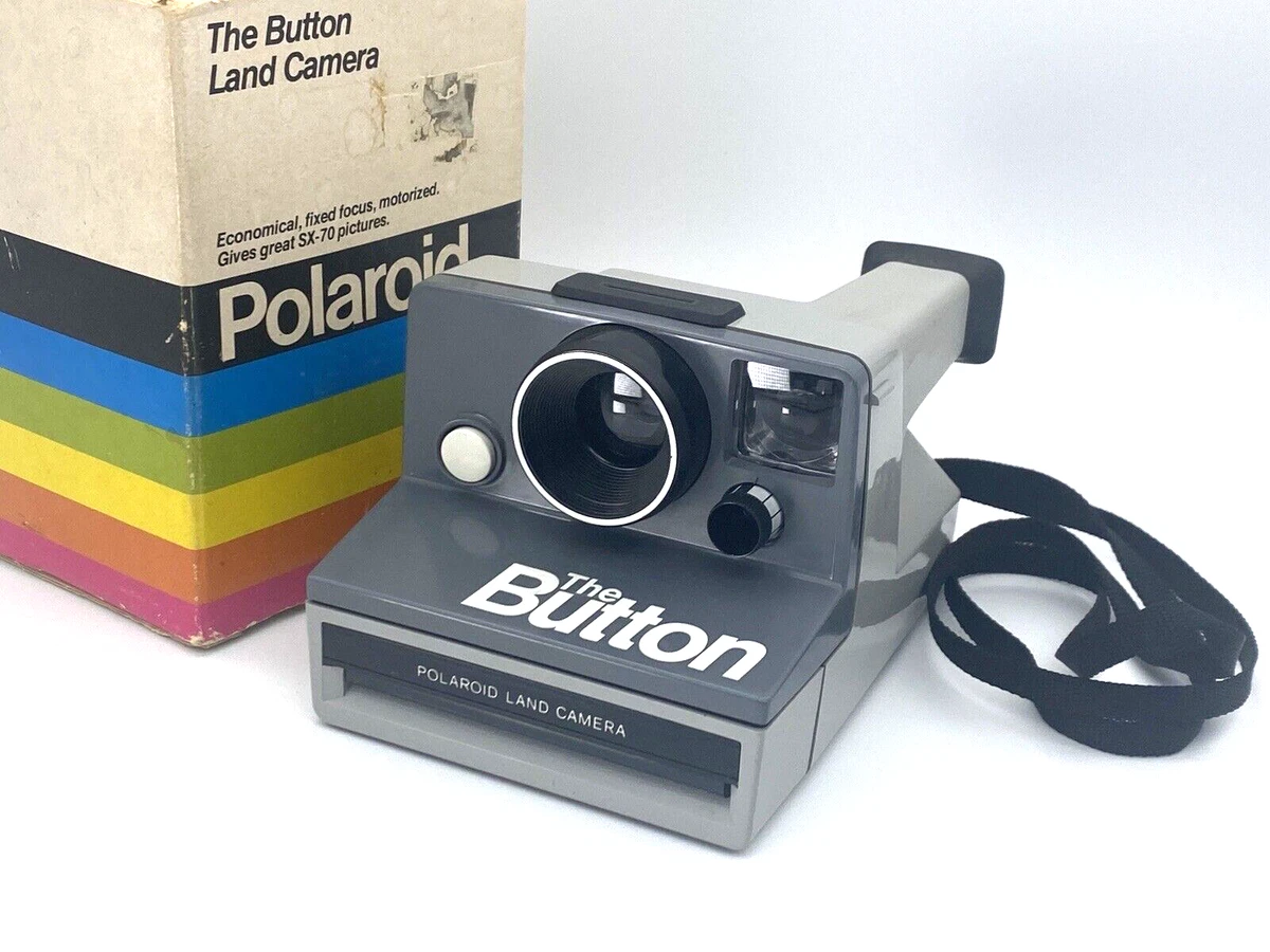 Vintage Polaroid The Button SX 70 OneStep Instant Camera w