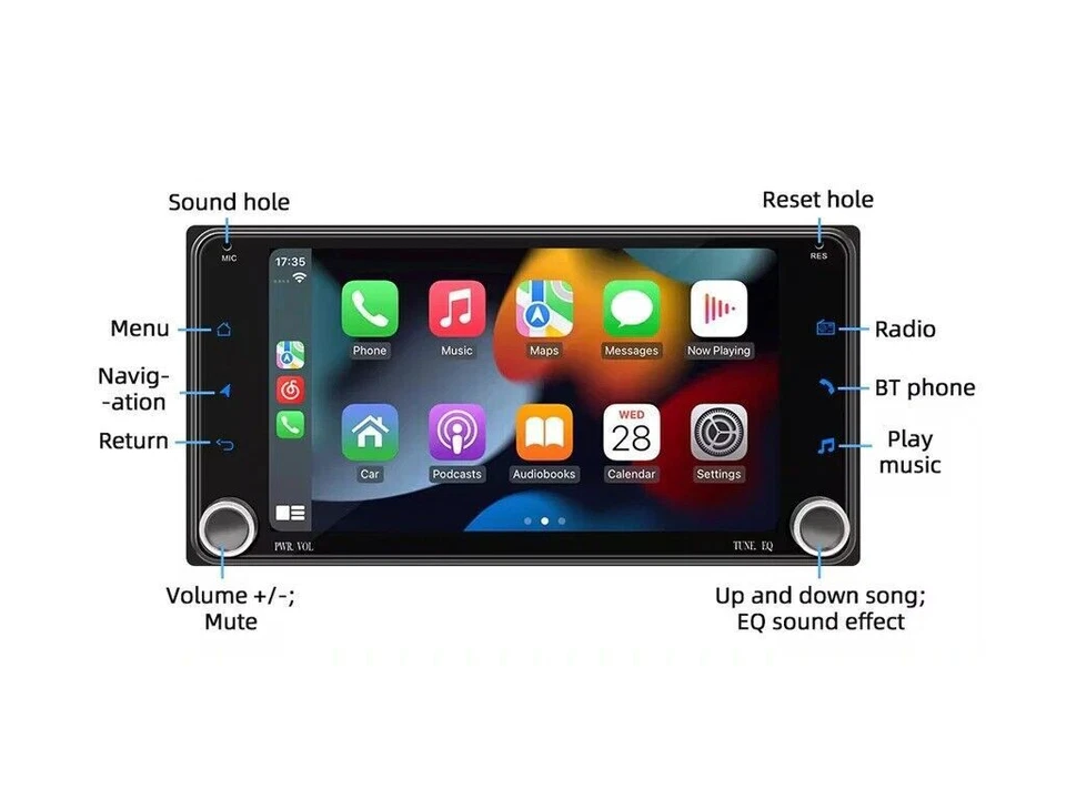 For 2013-2016 Scion FR-S Apple Carplay Car Radio 4+64 Android 13 Navi GPS Player - Image 4 of 4