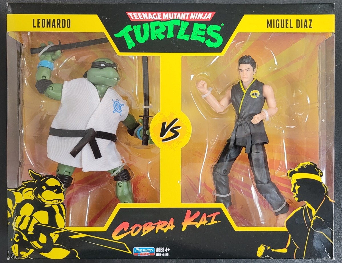 Teenage Mutant Ninja Turtles vs Cobra Kai Leonardo vs Miguel Diaz