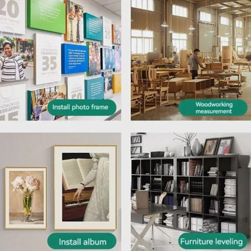 Magnetic Bubble Levels Digital Level Ruler Mini Spirits Level DIY Tool Alu Alloy - Image 4 of 4