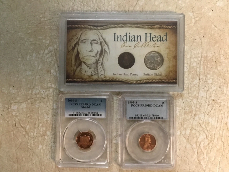 400 Shield Cent 2010 1995 PCGS PR69 1865 1862 8 ROLL 1920 1940 1950 1960 2Mint - Image 2 of 4