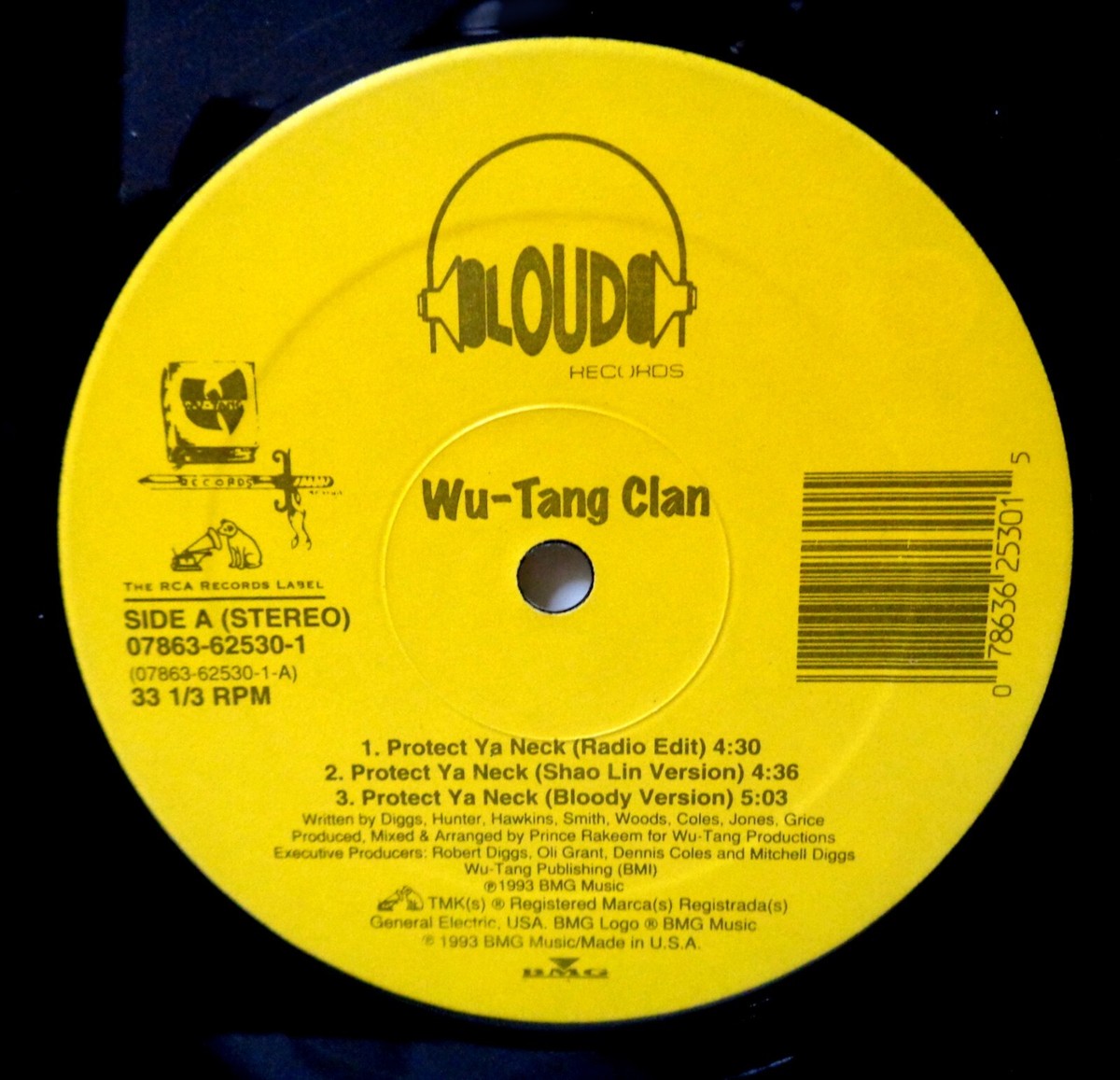 Wu-Tang Clan - Protect Ya Neck 1993 Loud US ORIG 12” RZA GZA