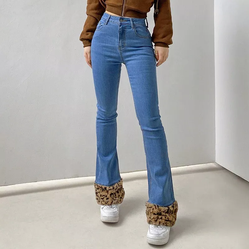 Jeans with hotsell animal print patches
