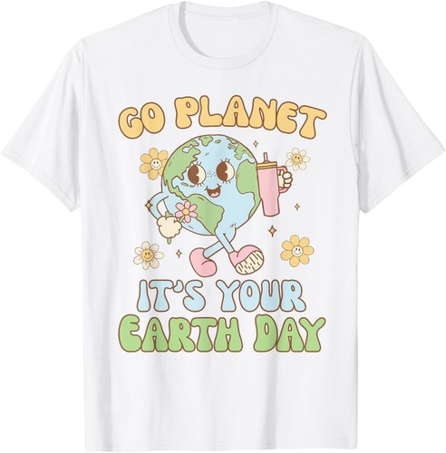 Earth Day 2025 Go Planet It's Your Earth Day Mens Womens Kid T-Shirt Hoodie - Picture 6 of 10