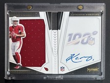 2019 Panini Playbook Kyler Murray RC Rookie RPA Booklet #/99 ON CARD AUTO ?. rookie card picture