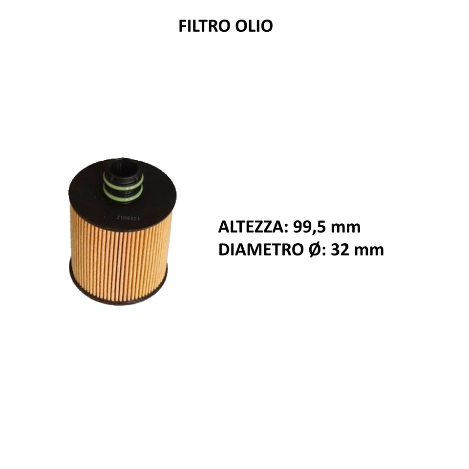 KIT TAGLIANDO ALFA GIULIETTA 1.6 JTDM 16V 105CV 77KW DAL 2010 + SELENIA WR 5W30 - Imagen 3 de 4