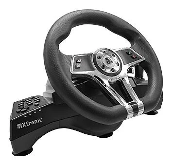 Xtreme Volante e pedaliera simulatore guida PLAYSTATION 4 Hurricane+5 Wheel - Foto 2 di 4