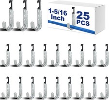 25 Pcs 25 Pcs J Hooks for Hanging Metal J Hook Hanrs Cable Support
