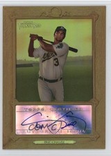 2007 Topps Turkey Red Chromographs Eric Chavez #TRCEC Auto 1dm4