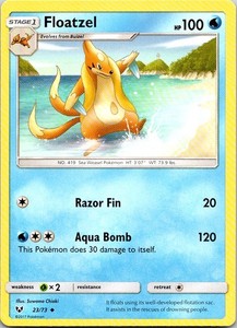 Floatzel 23/73 Shining Legends Uncommon