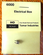 Tomar #6000 Electrical Box, for: Mast  (HO Scale) Brass Casting
