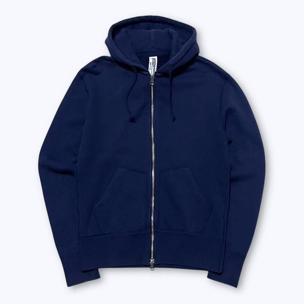 Loopwheeler LOOPWHEELER Full Zip Sweat Parka Navy… - image 1