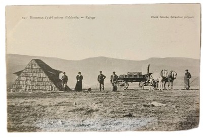 CPA 88 - LE HOHNECK - Le Refuge - Pferdewagen - Klischee Boluche Gérardmer