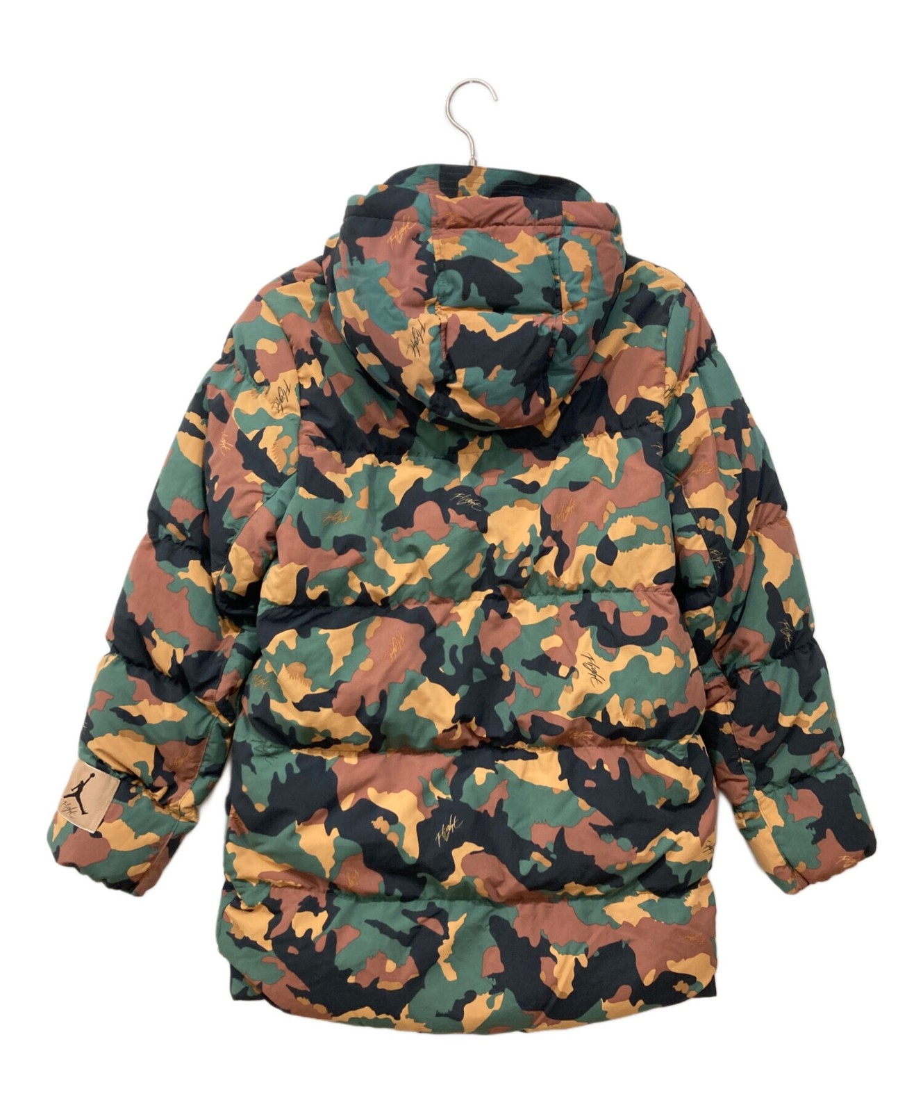 Jordan All Over Print Down Jacket Men's Size S Khaki/Beige - second product detail image