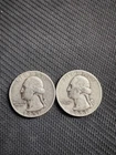 Lot of 2 Washington Silver  Quarters, 1951 and 1953