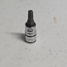 MATCO TOOLS "ADV" A27TXV, 1/4" SOCKET DRIVEN, T27 TORX BIT.l (CC)