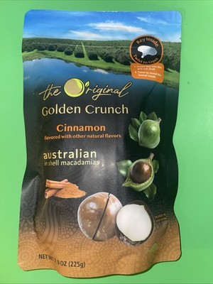 Australian Macadamia Cinnamon Nuts In Shell Twist/Open Key - 225g FREE SHIP