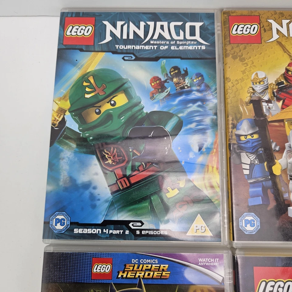 X6 Lego Dvd Bundle, Star Wars, Ninjago, Clutch Powers, Dc, Batman, Lego Movie - Image 2 of 4