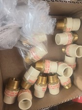 14Pcs. 3/4" Male NPT x 3/4" CPVC Adapter, Lead Free Brass, 3/4 CPVC Male Adapter