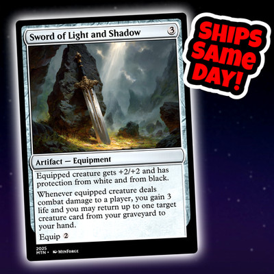 Sword Of Light And Shadow - Custom Art Magic: The Gathering Playtest Card