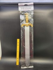 Rubies Long Roman Sword Plastic with Silver/Bronze Color Costume Cosplay