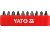 Yato Schraubendreherbitsatz 10Stk. PZ2X25 Acr YT-0471