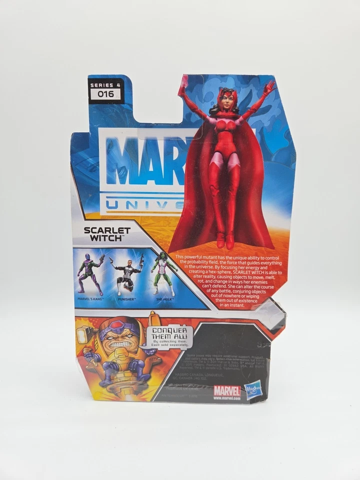 Hasbro 2011 - Marvel Universe SCARLET WITCH - Series 4, #16  - Image 3 of 4