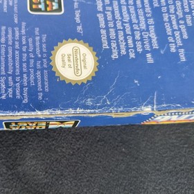 Turbo Racing box & manual Nintendo Nes, box a bit rough, Game untested