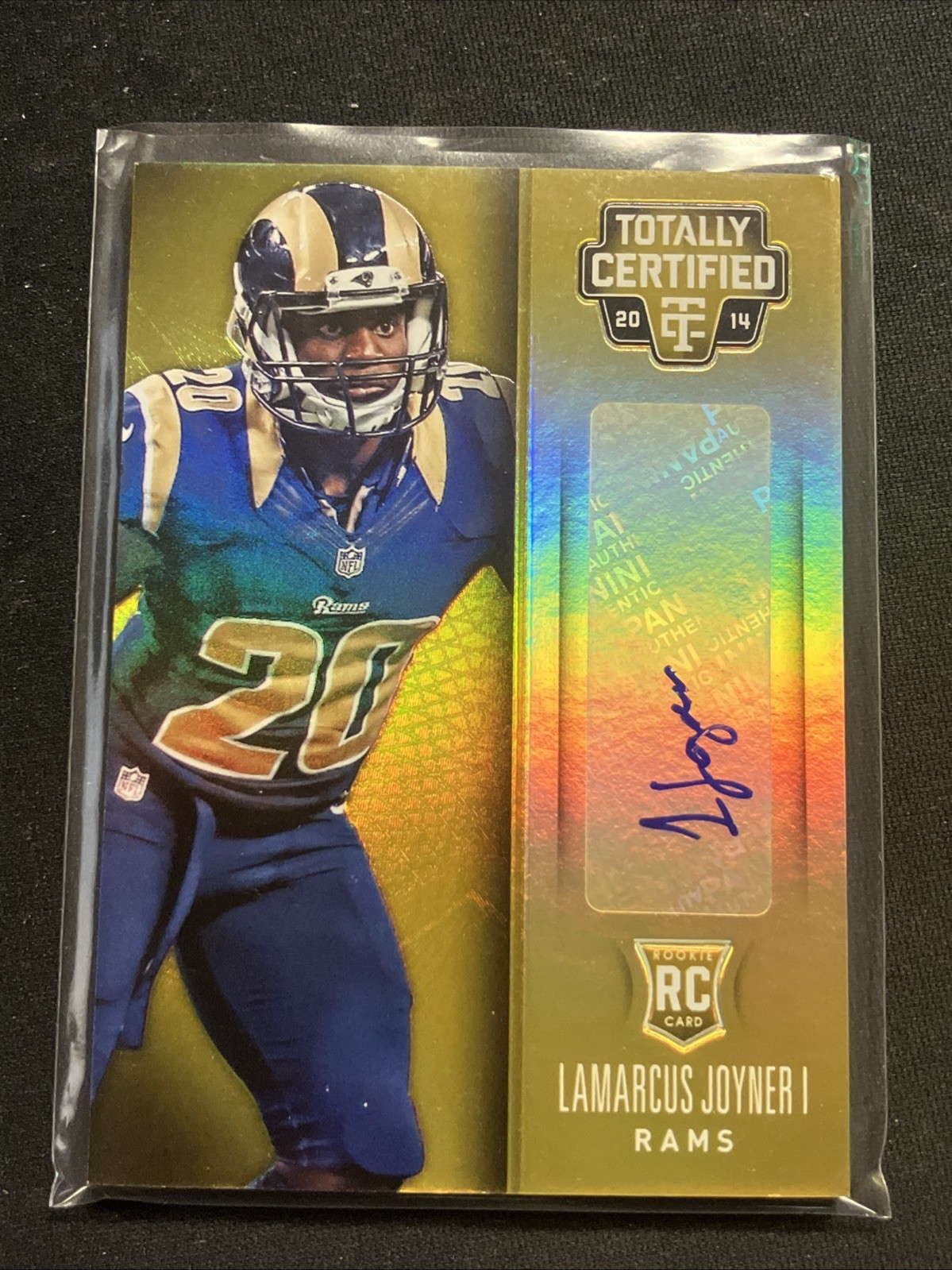 Lamarcus Joyner Panini Totally Certified #153 Autograph-Mirror Gold