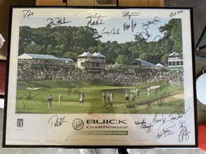 Buick Golf Championship 2005 Signed Poster By Every Pro