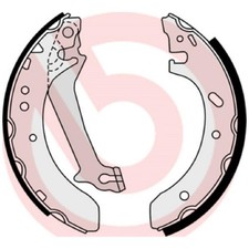 Bremsbackensatz hinten für Ford Courier J5 Escort 6 GAL ALL AAL ANL | 23920572