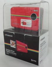 Rare Polaroid 10 MP Digital Instant Print Camera  Display Case - Red Z2300RC 
