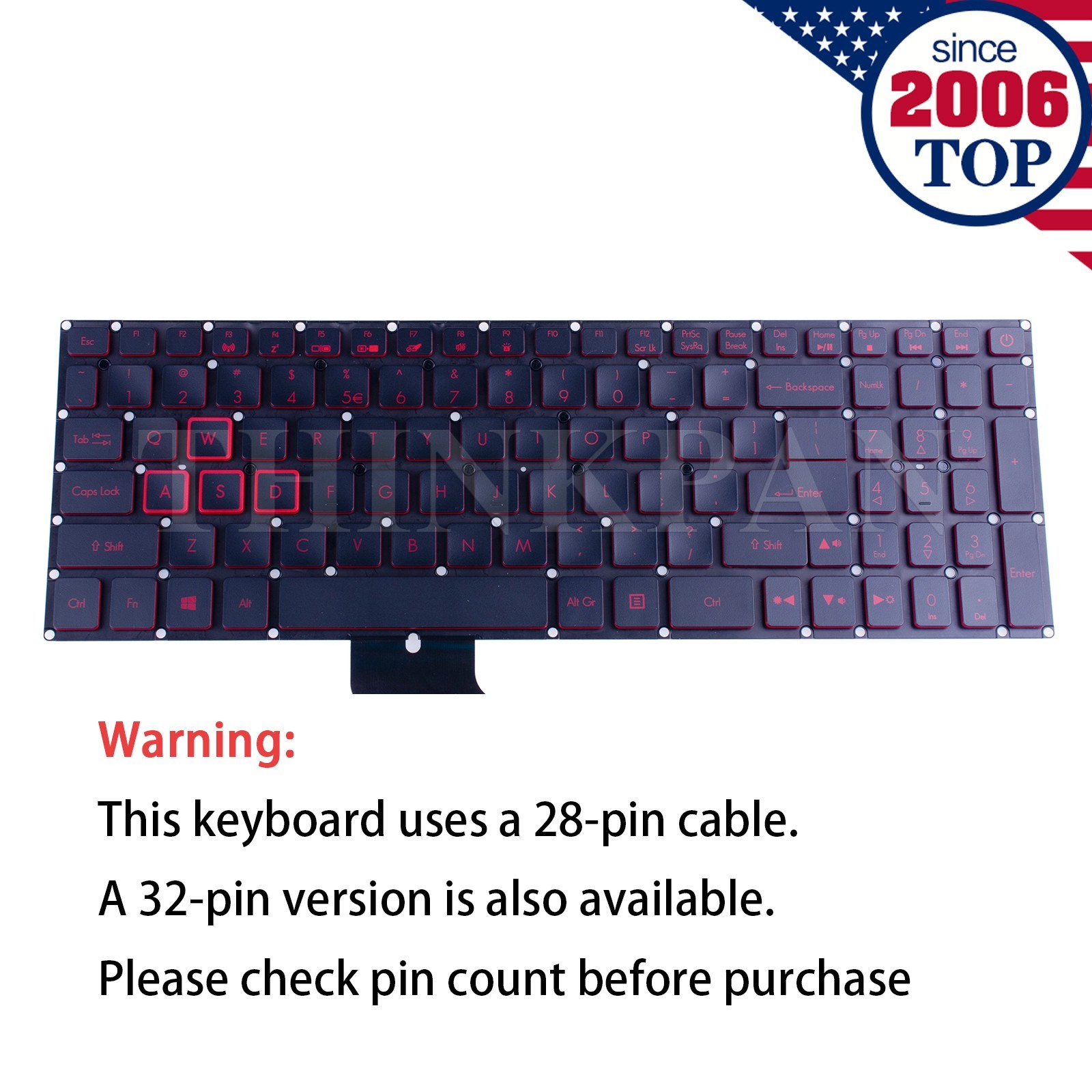 Backlit US Keyboard for Acer Predator Helios 300 G3-571 G3-572 PH315-51 PH317-51